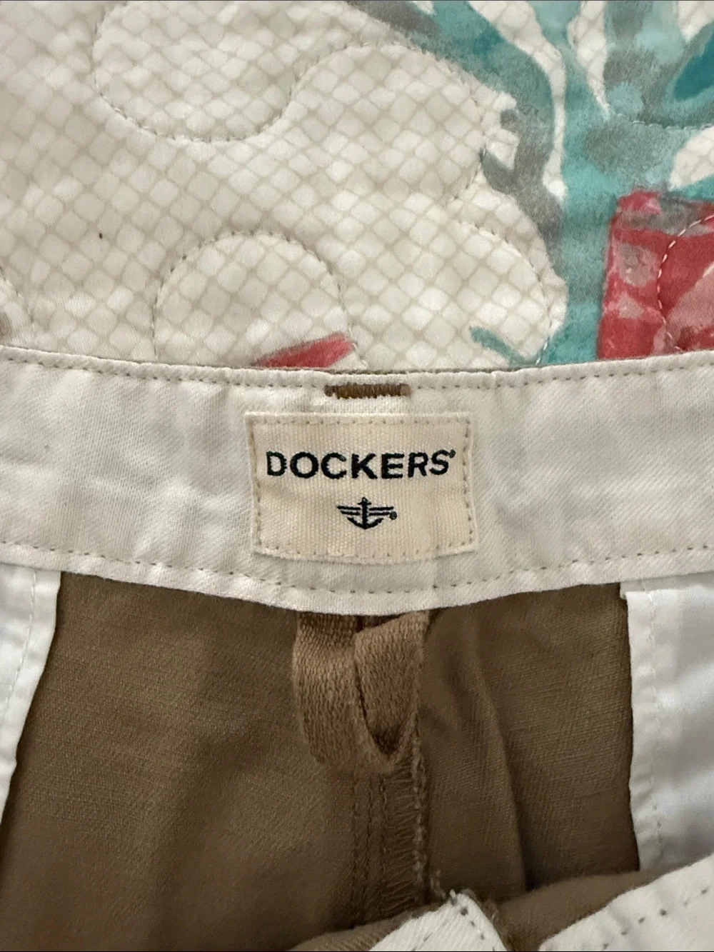 Dockers Men's Flat Front Shorts - khaki